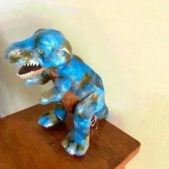 Aurora Furry Blue Dino 12" - Picture 6 of 7